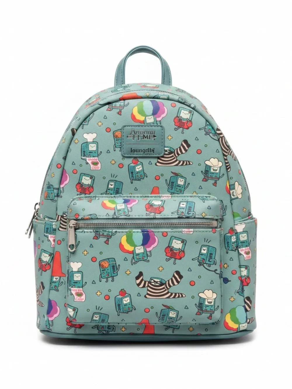 Loungefly Adventure Time BMO Mint Green Kids Mini Backpack